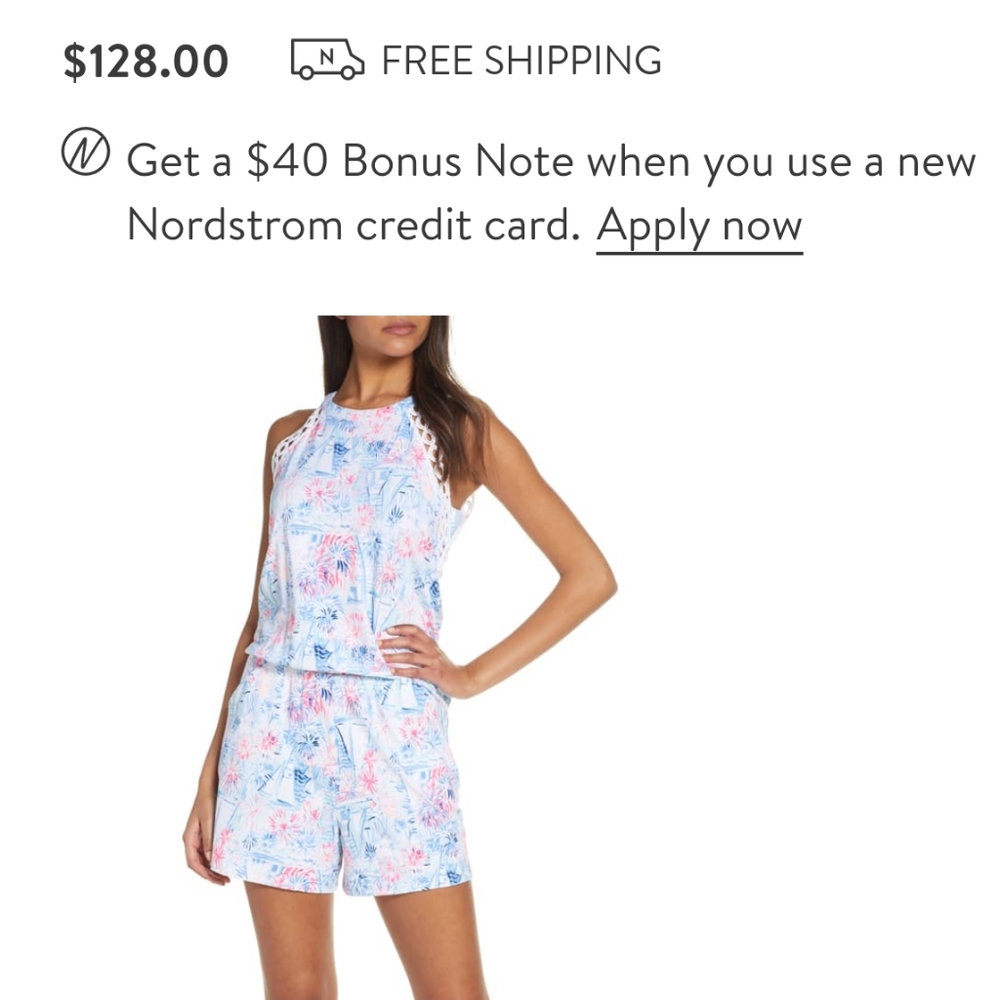 BNWT Lilly Pulitzer Lala Sleeveless Romper